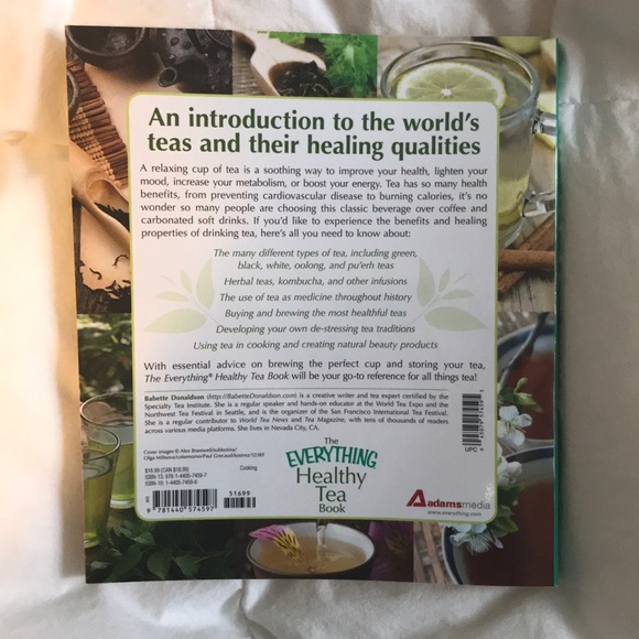 NWOT The Everything Healthy Tea Book - Picture 2 of 4